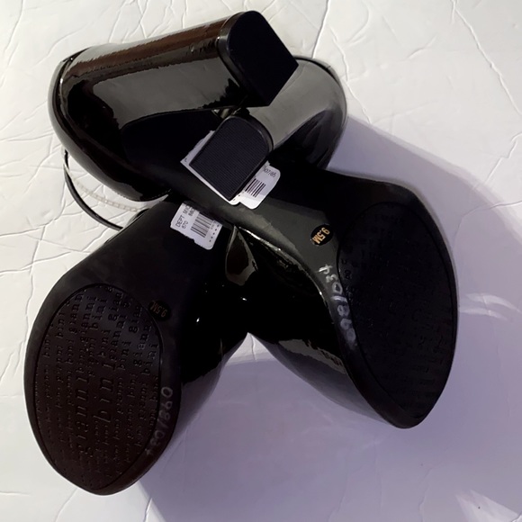 Gianni Bini Women’s Black Patent Leather Platform Shoes, Size 9.5M, 6” Heel NWT - Picture 7 of 11